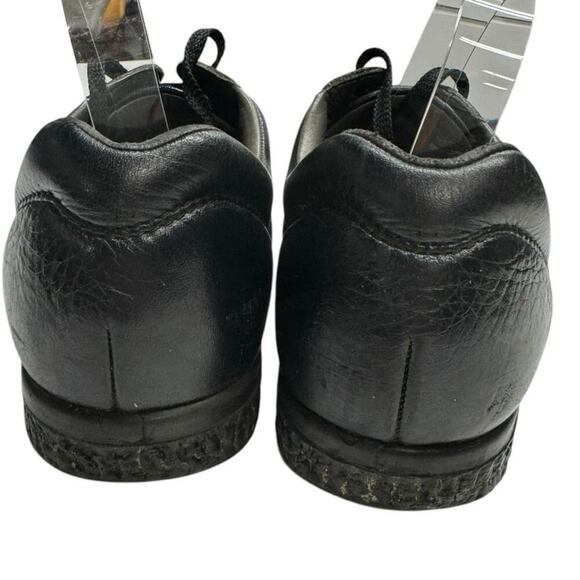 SAS PATHFINDER Handcrafted Black Pebbled Leather Moc Toe Shoes Men's US 12 M - Picture 4 of 12